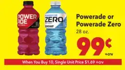 Vallarta Supermarkets Powerade or Powerade Zero offer