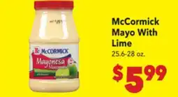 Vallarta Supermarkets McCormick Mayo With Lime offer