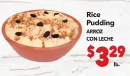 Vallarta Supermarkets Rice Pudding / ARROZ CON LECHE offer