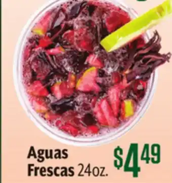 Vallarta Supermarkets Aguas Frescas offer