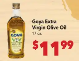 Vallarta Supermarkets Goya Extra Virgin Olive Oil offer