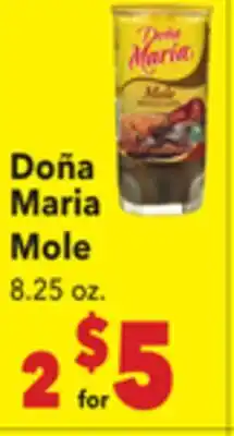 Vallarta Supermarkets Doña Maria Mole offer