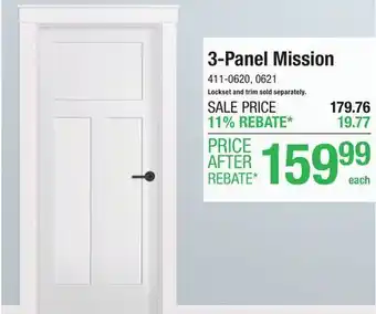 Menards 3-Panel Mission offer