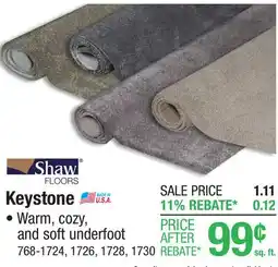 Menards Keystone offer