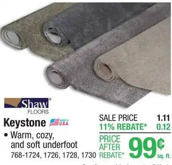 Menards Keystone offer