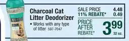 Menards Charcoal Cat Litter Deodorizer offer