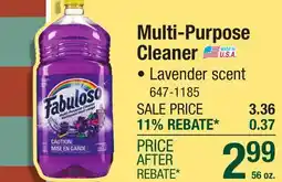 Menards Multi-Purpose Cleaner offer