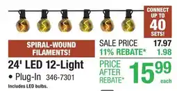 Menards 24' LED 12-Light offer