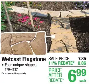 Menards Wetcast Flagstone offer
