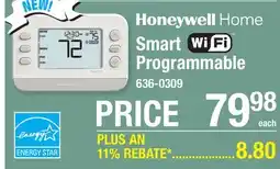 Menards Honeywell Home Smart WiFi Programmable offer