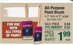 Menards All-Purpose Paint Brush offer