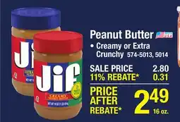 Menards Peanut Butter • Creamy or Extra Crunchy offer