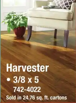 Menards Harvester offer