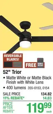 Menards 52 Trior offer