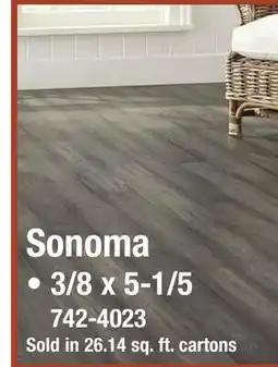 Menards Sonoma offer