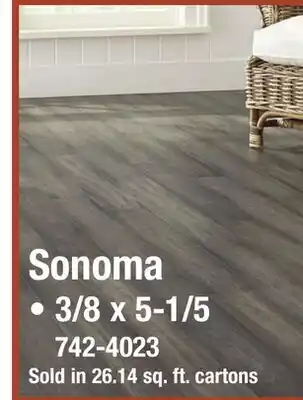 Menards Sonoma offer