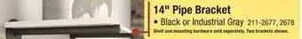 Menards 14 Pipe Bracket offer