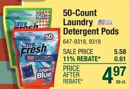 Menards 50-Count Laundry Detergent Pods offer