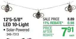 Menards LED 10-Light 12'5-5/8 offer