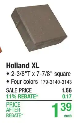 Menards Holland XL offer