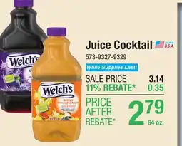 Menards Juice Cocktail offer