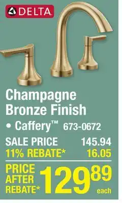 Menards Champagne Bronze Finish offer
