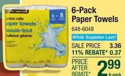 Menards 6-Pack Paper Towels offer
