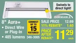 Menards 8 Aura+ offer