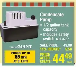 Menards Condensate Pump offer