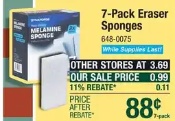 Menards 7-Pack Eraser Sponges offer