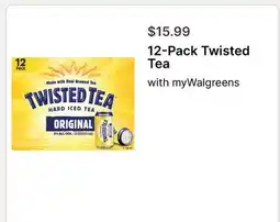 Walgreens 12-Pack Twisted Tea offer