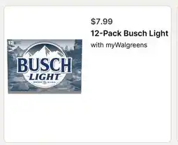 Walgreens 12-Pack Busch Light offer