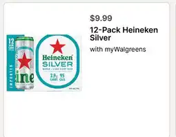 Walgreens 12-Pack Heineken Silver offer