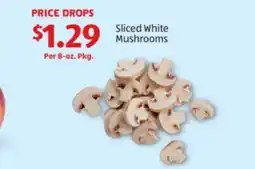 Aldi Sliced White Mushrooms offer