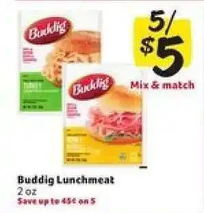 Winn Dixie Buddig Lunchmeat offer