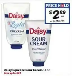 Winn Dixie Daisy Squeeze Sour Cream offer