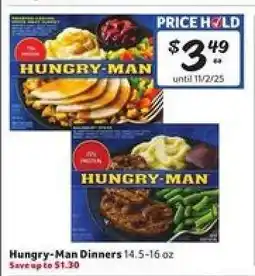 Winn Dixie Hungry-man Dinners offer