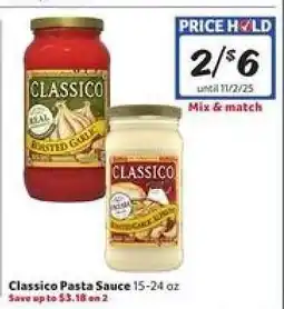 Winn Dixie Classico Pasta Sauce offer