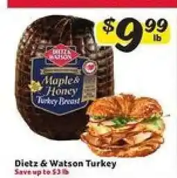 Winn Dixie Dietz & Watson Turkey offer