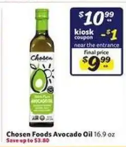 Winn Dixie Chosen Foods Avocado Oil offer
