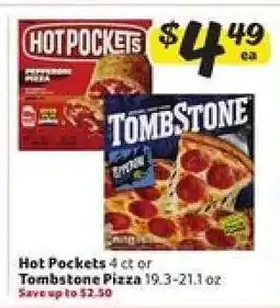 Winn Dixie Hot Pockets or Tombstone Pizza offer