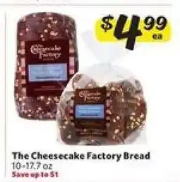 Winn Dixie The Cheesecake Factory Bread offer