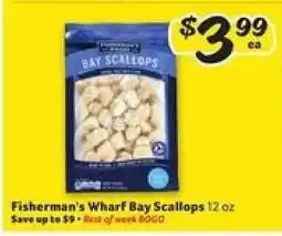 Winn Dixie Fisherman's Wharf Bay Scallops offer