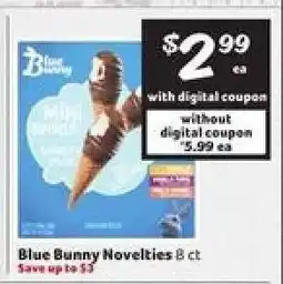 Winn Dixie Blue Bunny Novelties offer