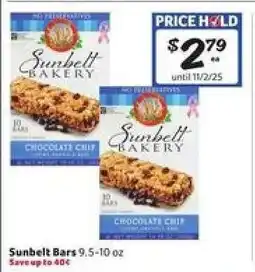 Winn Dixie Sunbelt Bars offer