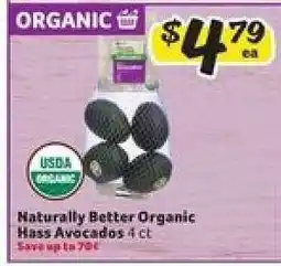 Winn Dixie Naturally Better Organic Hass Avocados offer