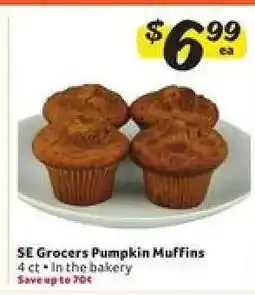 Winn Dixie SE Grocers Pumpkin Muffins offer