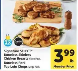 Safeway Signature Select Boneless Skinless Chicken Breasts offer