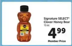 Safeway Signature Select Clover Honey Bear offer