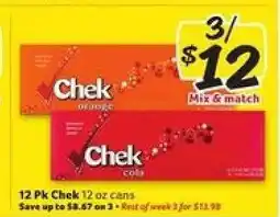 Winn Dixie Chek offer